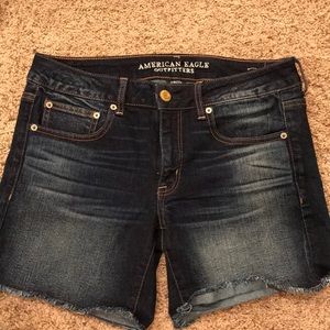 American Eagle Midi Jean shorts